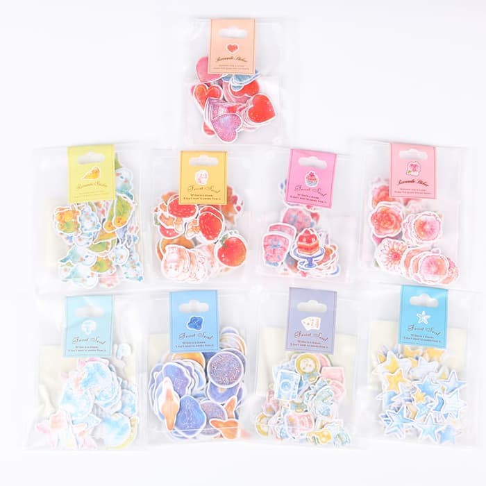 TEN DESIGN Watercolor Label Stickers (70pcs)