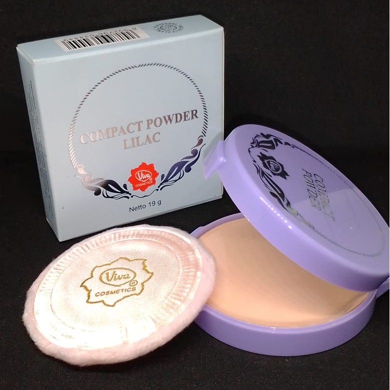 Jual Compact Powder Lilac/Bedak viva kemasan ungu/viva ungu/bedak viva