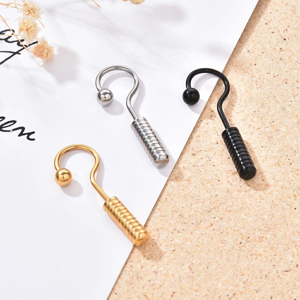 Anting Tusuk Question Mark Punk Style Unisex