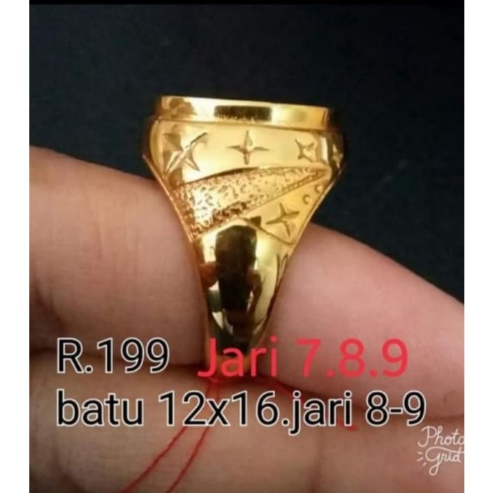 Ikat ring emban perunggu model eropa