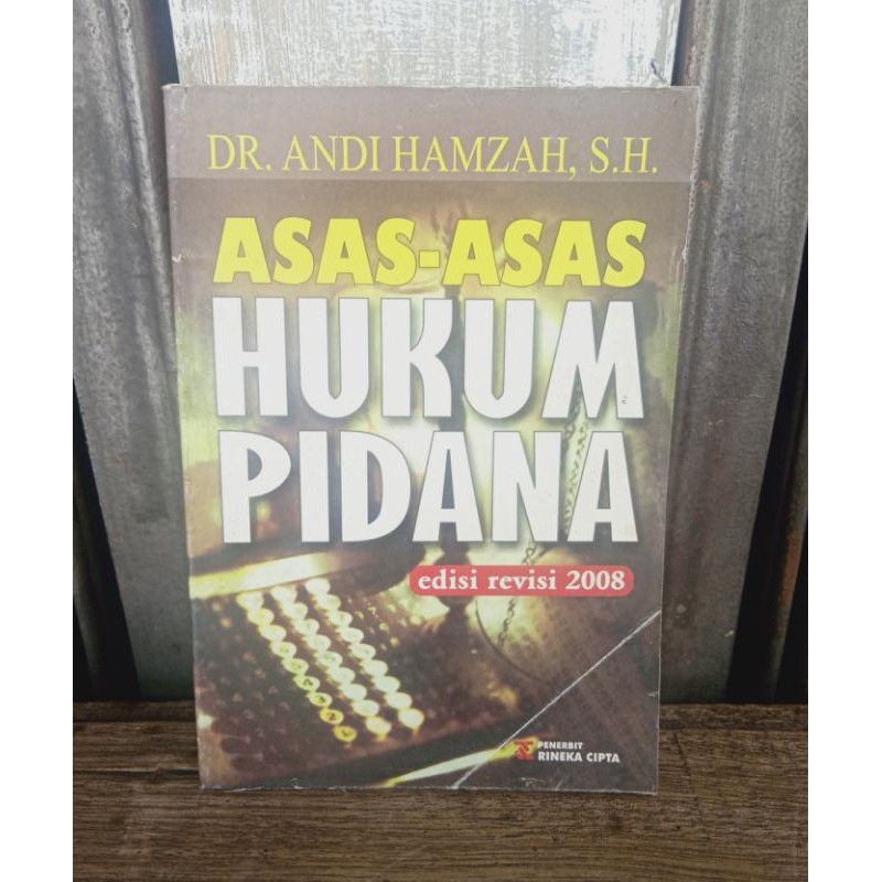 Jual BUKU ASAS ASAS HUKUM PIDANA EDISI REVISI 2008 | Shopee Indonesia