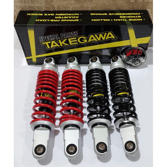 Shock - Sok - Shockbreaker Belakang Custom - Variasi 280 mm 28 cm Takegawa Z Series Merah Jupiter - 