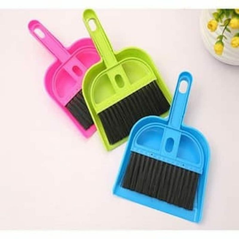 Jual Sapu Pengki Set Sapu Dan Pengki Mini Set Mini Dustpan Shopee