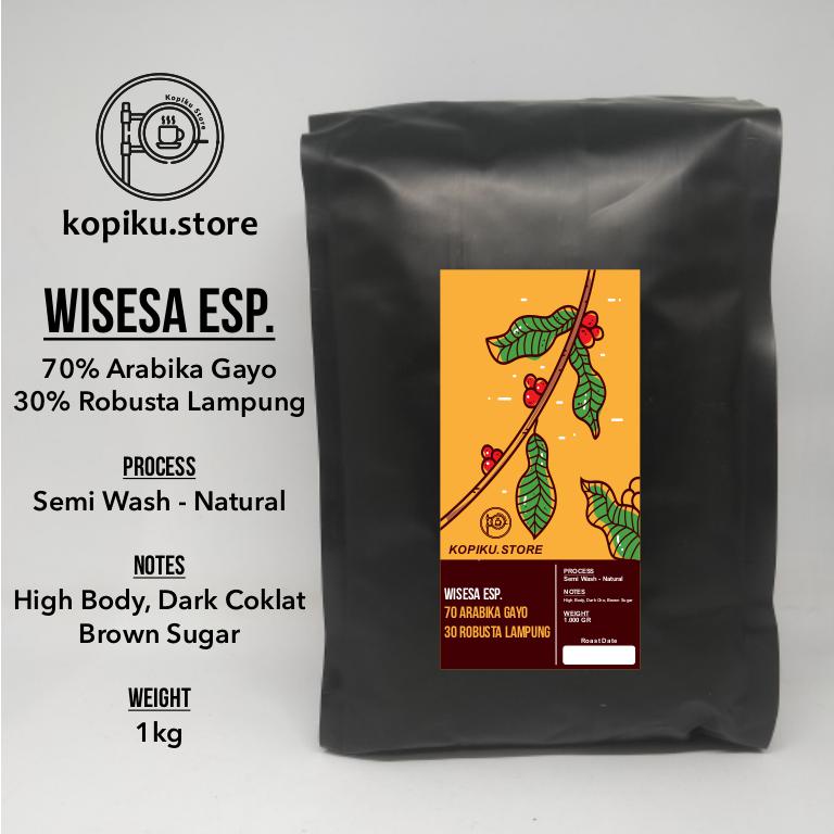 

ASLII Kopi Espresso Blend Gayo Series - WISESA - 1kg (Biji/Bubuk)
