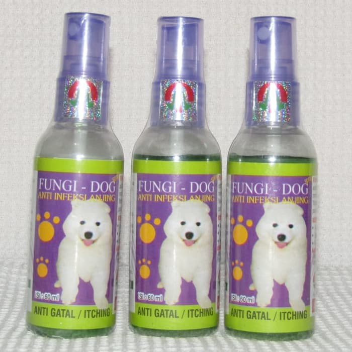 Fungi Dog 60ml Obat Jamur Anjing Spora Ringworm dll Semprot Spray Cair