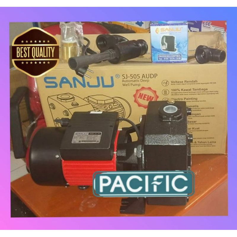 Garansi mesin pompa air jet pump SANJU sj 505 submersible 750 watt control box sumur dalam 50 meter