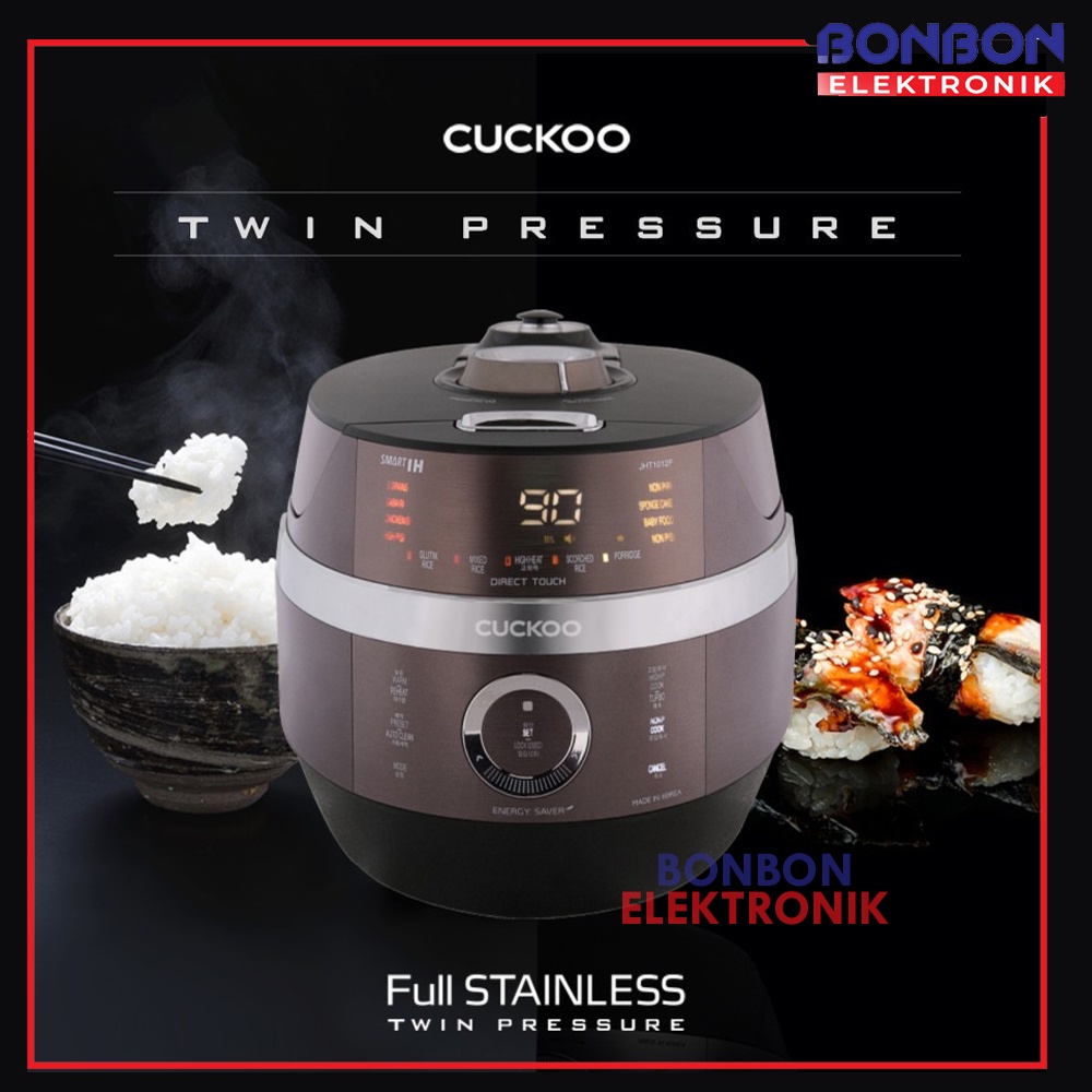 CUCKOO All-in-One Twin Pressure Cooker CRP-JHT1012F 1.8L No.1 in Korea