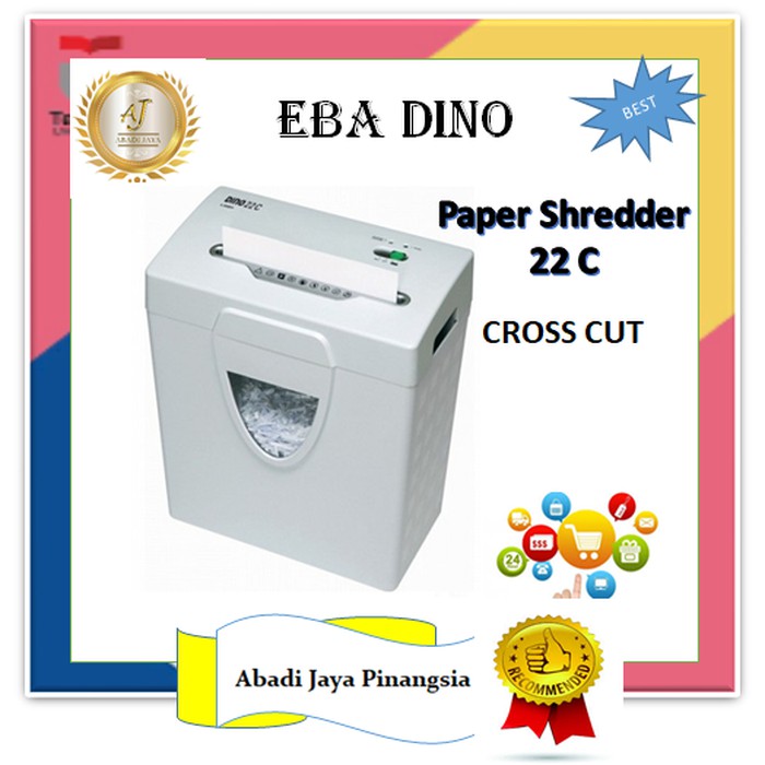 

Dijual EBA DINO 22C PAPER SHREDDER CRROE CUT Limited