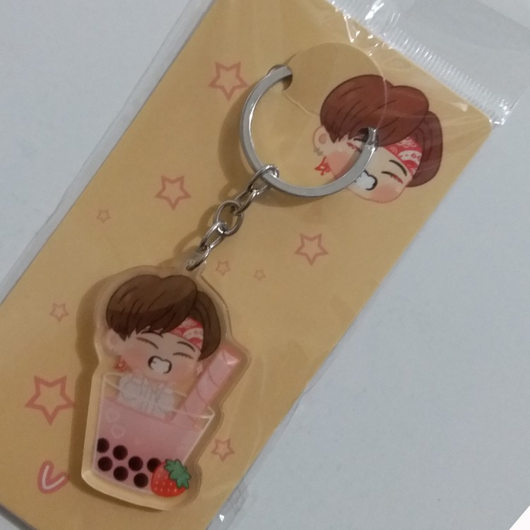 Gantungan KPOP / BTS acrylic keychain / gantungan BTS JIMIN JUNGKOOK V SUGA