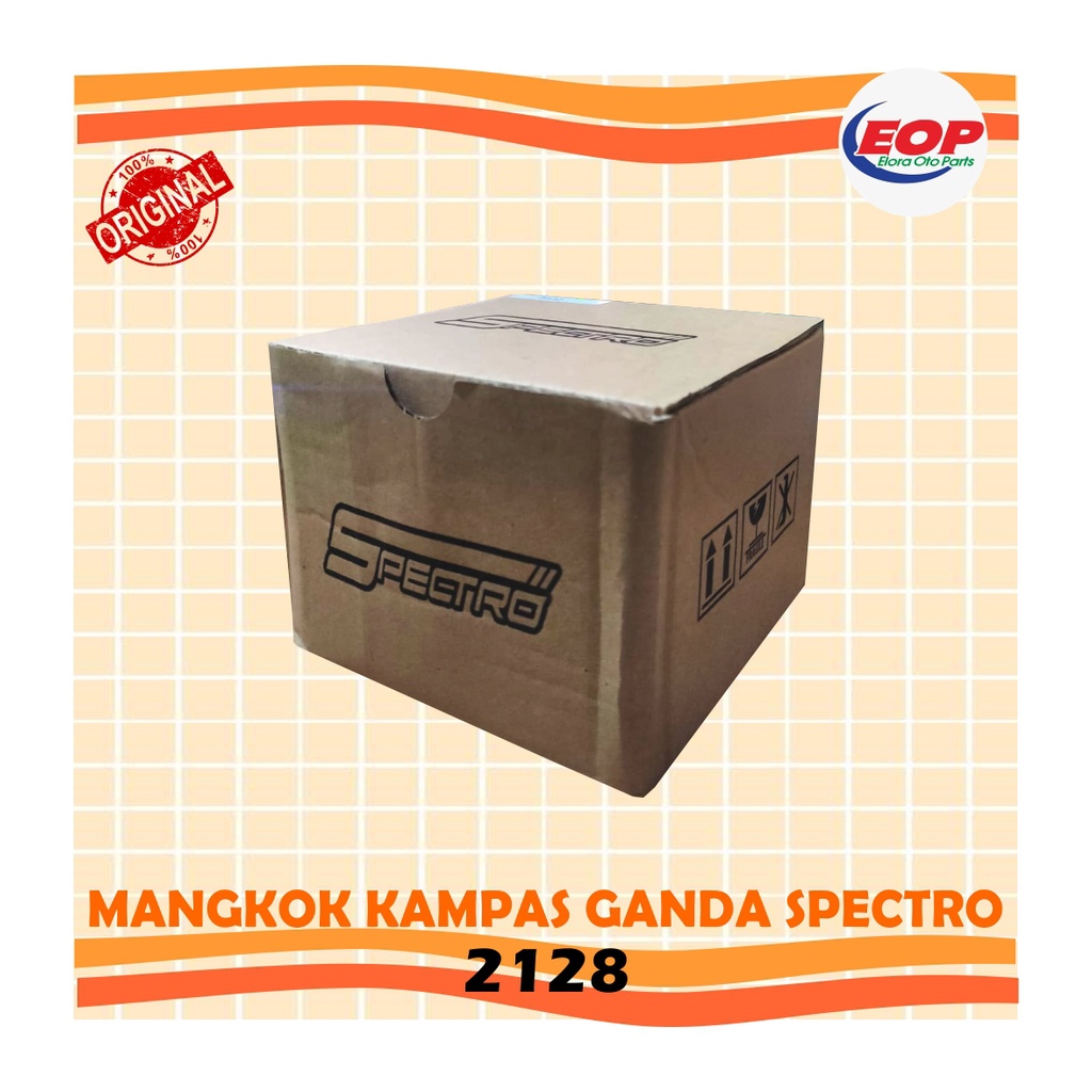 Mangkok Kampas Ganda Original Spectro Genio Beat Deluxe Scoopy 2128