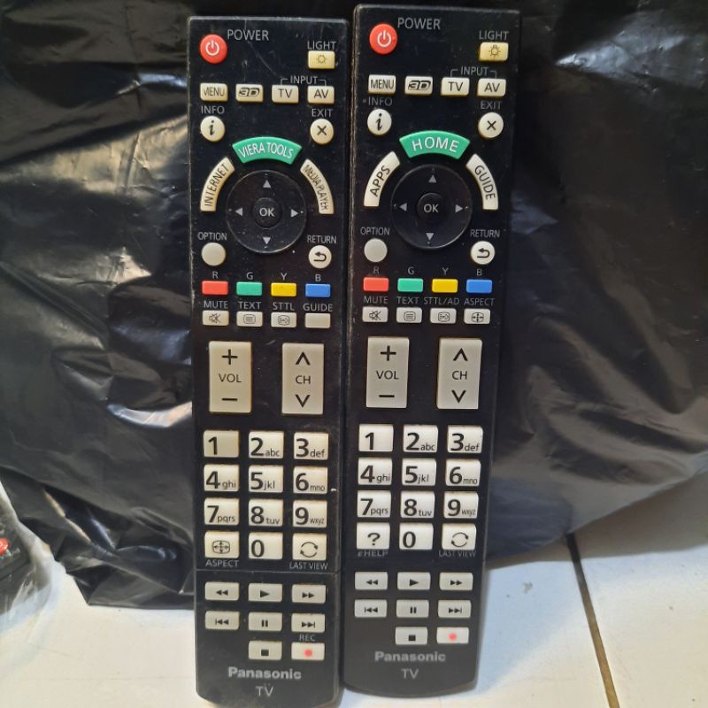 REMOTE REMOT TV PANASONIK 3D N2QAYB000746 N2QAYB000936 ORIGINAL ASLI