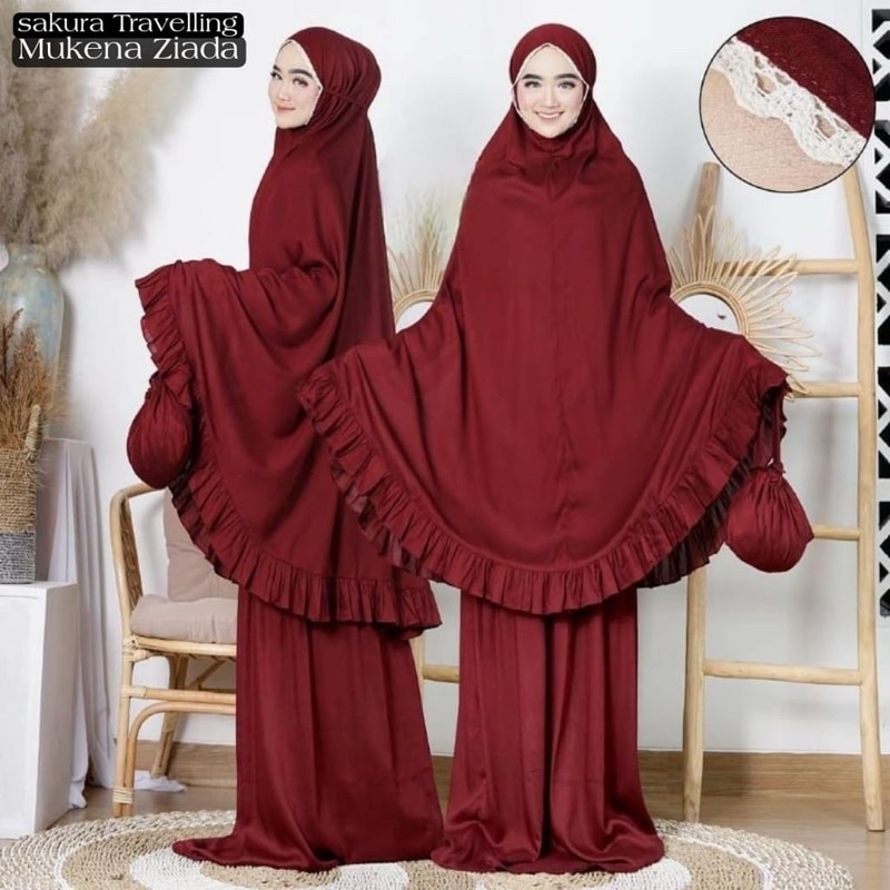 Mukena Sakura Travelling ZAIDA