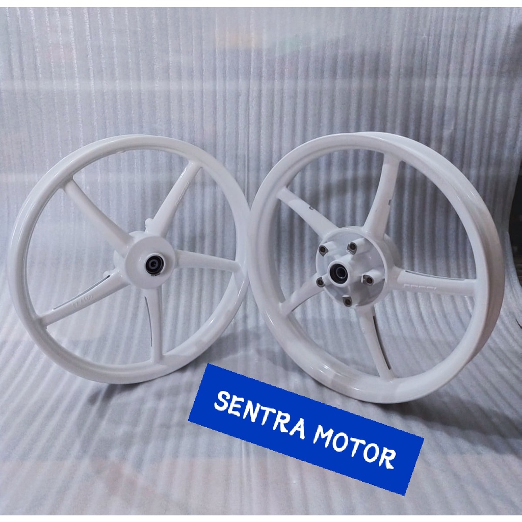 VELG RACING FOR MX KING UKURAN 160/215 RING 17 MODEL RCB WARNA PUTIH