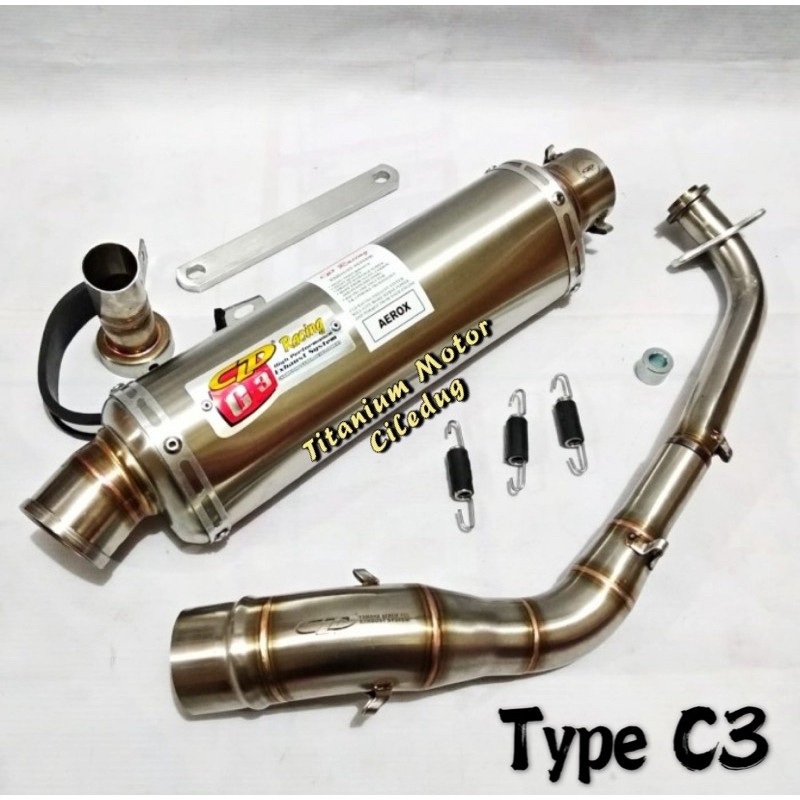 Knalpot CLD AEROX 155 CLD RACING TYPE C3 ORIGINAL
