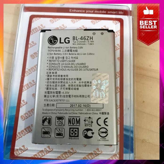 Acc Hp Original Baterai Bl 46Zh Lg K7 Ls675 D213 H340 L33 X210
