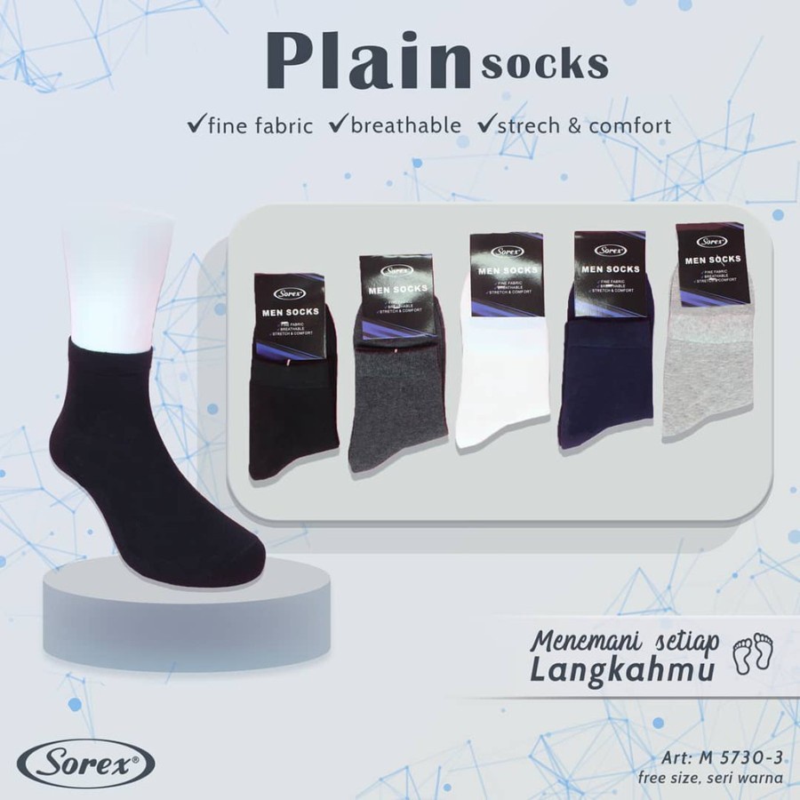 Kaos kaki pria sorex | Kaos kaki Sorex | Kaos kaki kerja original