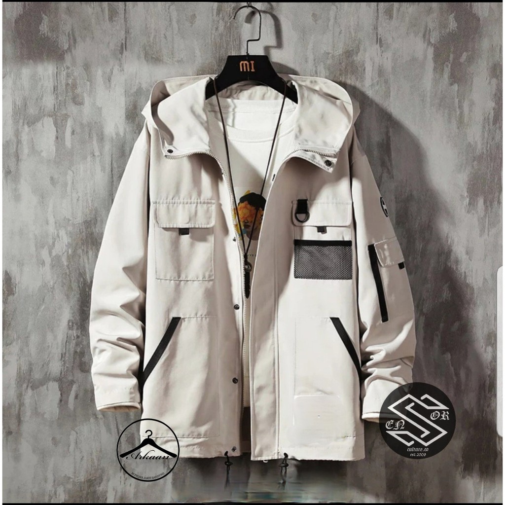 AKN JAKET PARKA SNSR MMIX / JAKET PARKA CANVAS PRIA ORIGINAL SENSOR