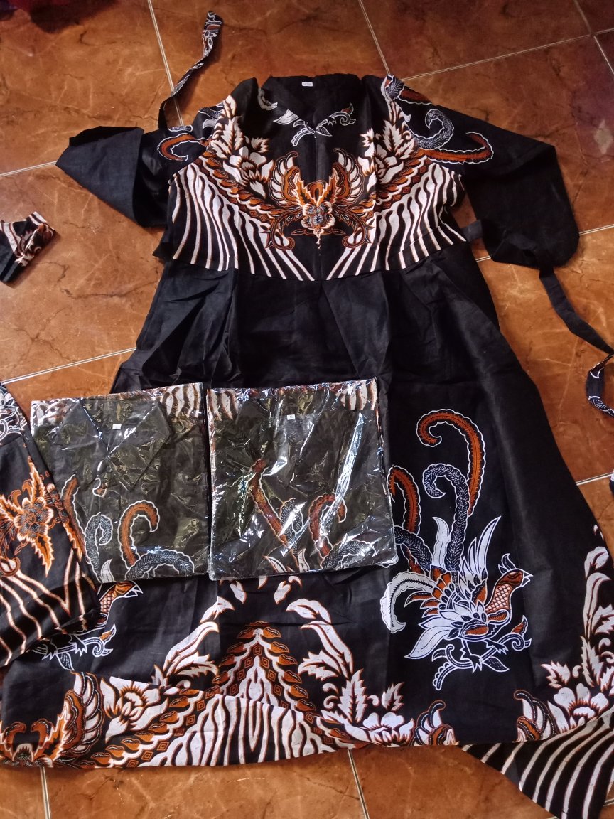 Couple Keluarga Vadia Couple Batik Pekalongan~batik Set Keluarga