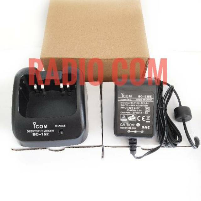 CHARGER HT ICOM IC V85 ICOM BC 152 BC152 - CARGER HT ICOM V85 BC152 MURAH DESKTOP CHARGER ICOM V85 BC152