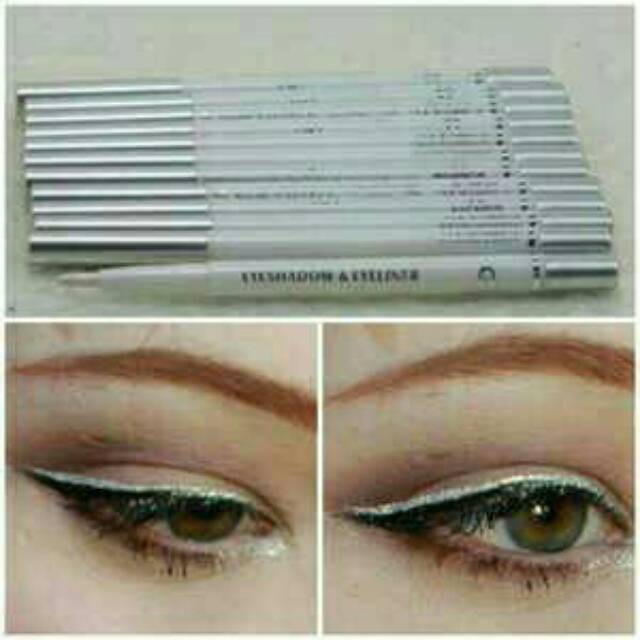 [Per Pcs] Eyeliner Aigner Putih Silver Hitam