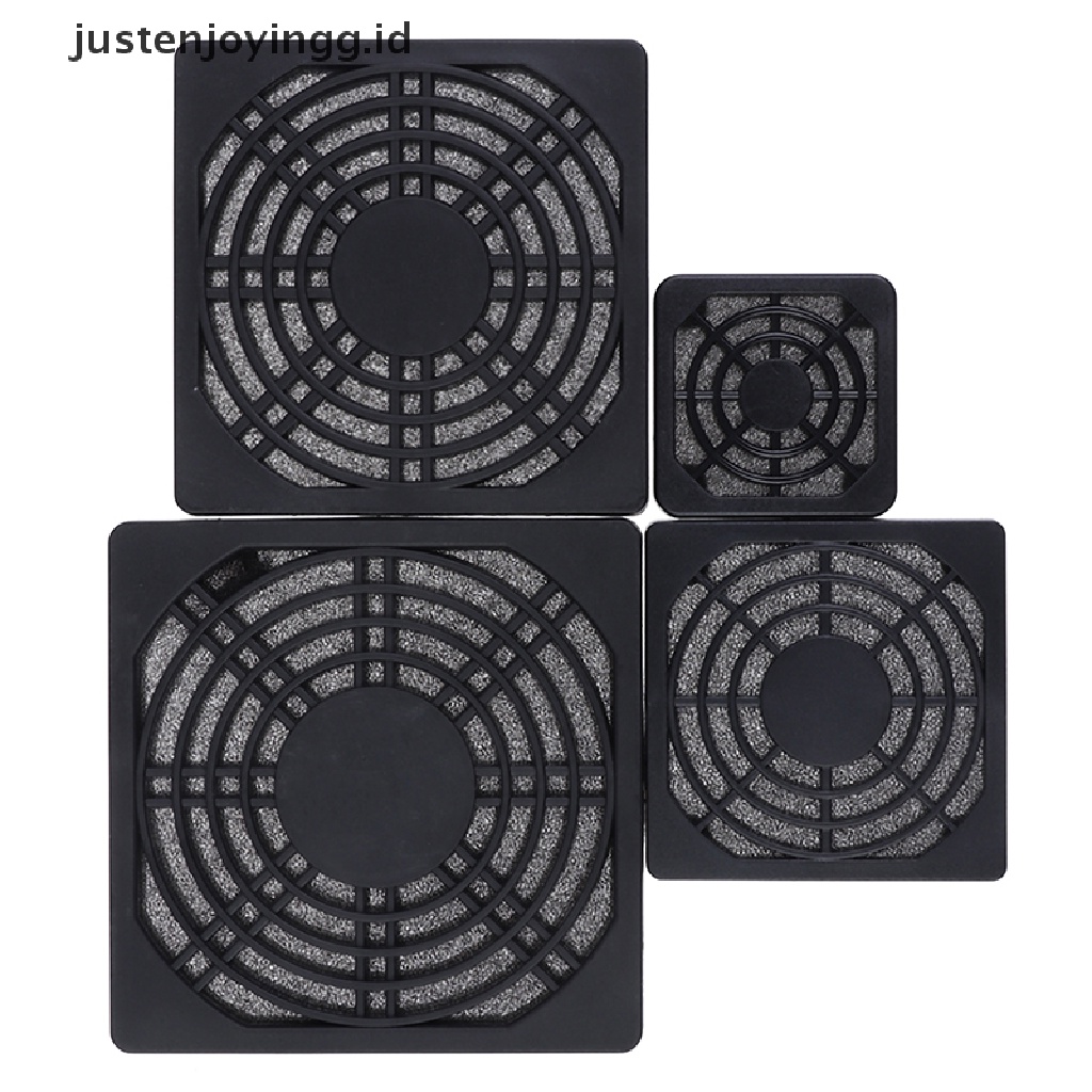 // justenjoyingg.id // Computer Fan Dust Filter Guard Grill Protector Dustproof Cover PC Cleaning Case ~