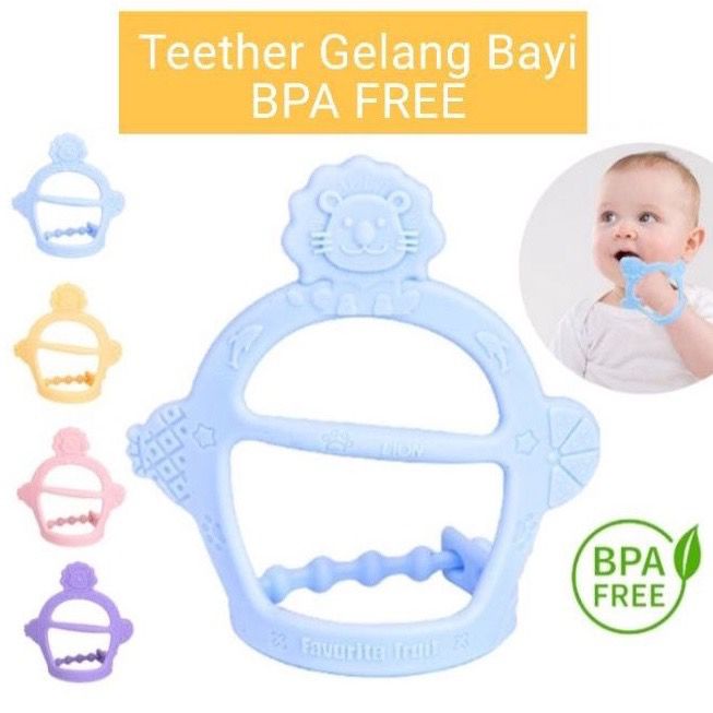 Teether Bayi/Teether Gelang Bayi/Gigitan Gelang Bayi IMPORT BPAFREE