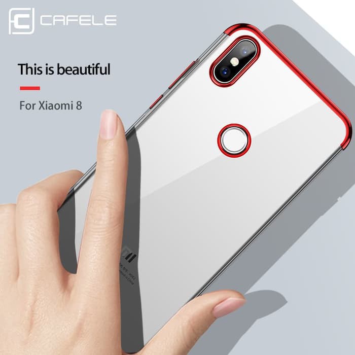 xiaomi mi8 lite mi 8 lite Softcase CAFELE TPU plating casing
