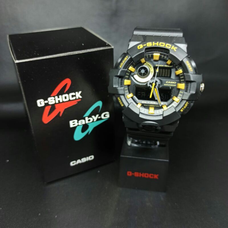 Jam pria G shock GA 700 double time