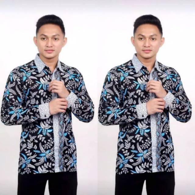 Baju Batik Pria Lengan Panjang Best SELLER