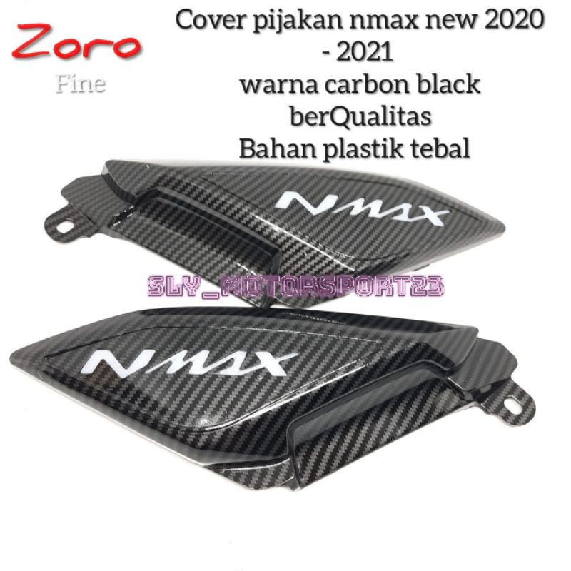 Cover Pijakan Body Nmax New Carbon Yamaha Nmax New2020-2021 Tutup Pijakan Body Nmax Karbon Zoro Fine