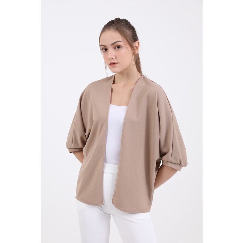 Toply shop  Outer Model Batwing Jumbo / Cardigan wanita zea