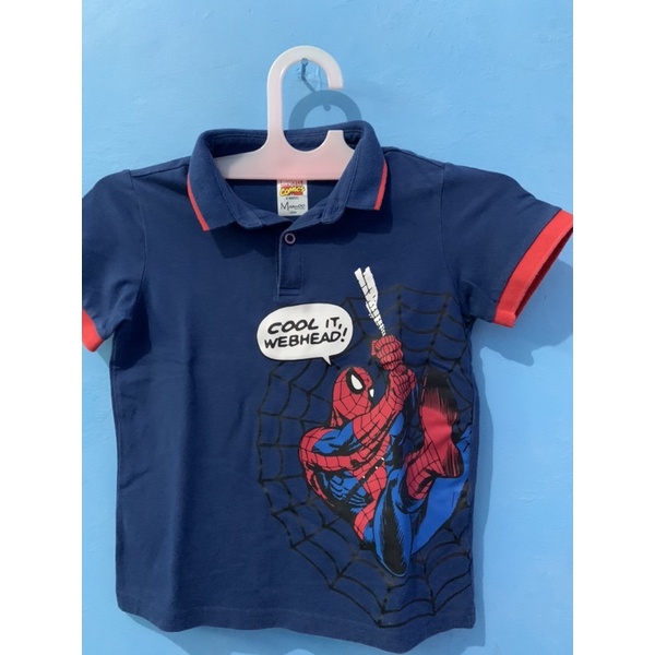 PRELOVED Atasan Spiderman Marvel Anak