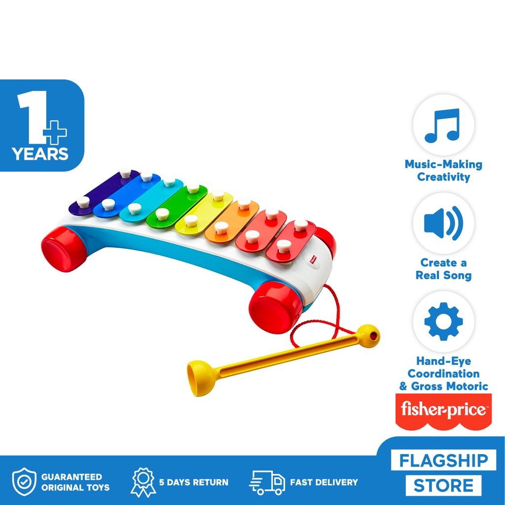 Fisher-Price Classic Xylophone - Mainan Musik Kolintang/Xilofon Bayi