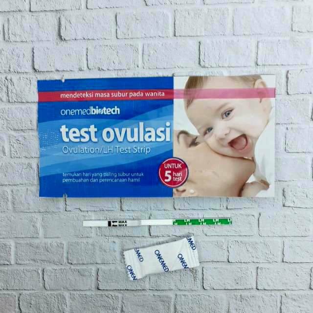 Baby Test Onemed / Box Isi 5 Strip / Test Masa Subur / Test Ovulasi