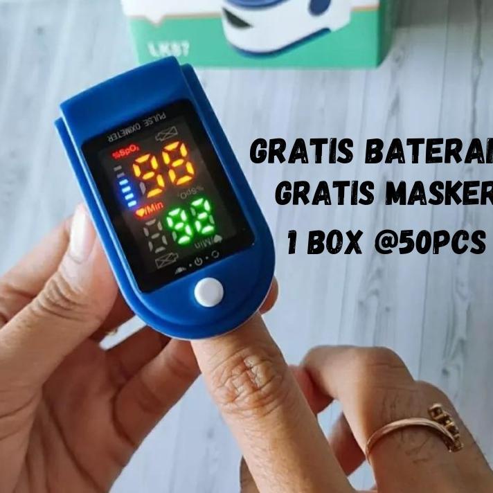➫ Oximeter Oxymeter Pulse Fingertip General Care Original Oximeter LK87 Alat Pengukur Oksigen ♙