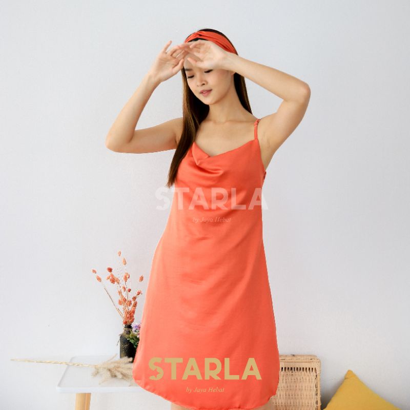 SILK COWL NECK DRESS SLIP DRESS SILK SATEEN DRESS PREMIUM SATIN LOW CUT SILK DRESS SUMMER TANKTOP SEXY DRESS STARLA TACT