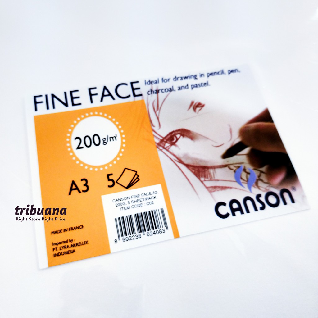 

Canson Fine Face A3 200 Gsm / Kertas Gambar