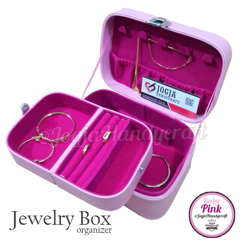 PROMO - Jewellery Box With Traveller Case / Kotak Tempat Perhiasan dan Accesories