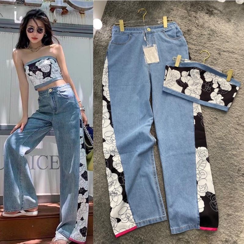 setelan jeans + kemben