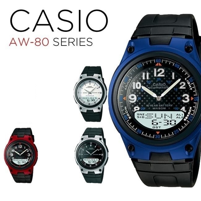 CASIO AW 80 AW-80 ORIGINAL GARANSI RESMI