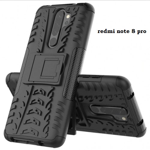 HYBRID STANDING soft case xiaomi redmi note 8/8 pro RUGGED DAZZLE CASE