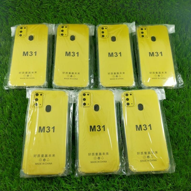 Anti Crack Samsung M31 Silikon Bening Case Samsung M31