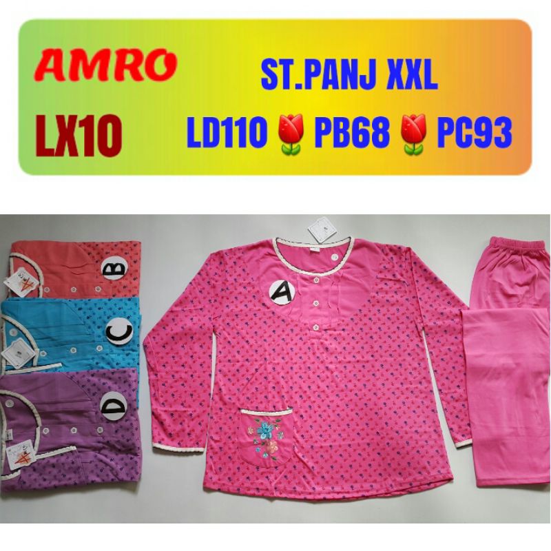 Baby Doll Busui Jumbo XXL Lengan Panjang Amro