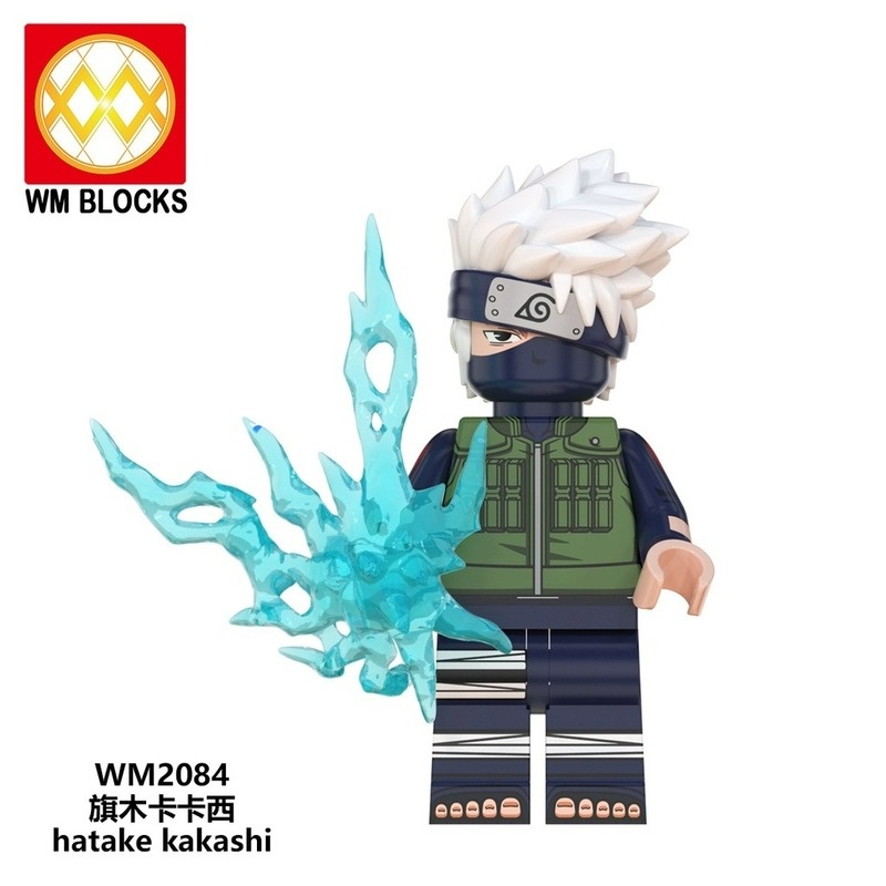 Mainan Balok Bangunan Mini Figure Naruto Akatsuki Uchiha Obito Pein Hatake Kakashi Ninja Manga Untuk Hadiah