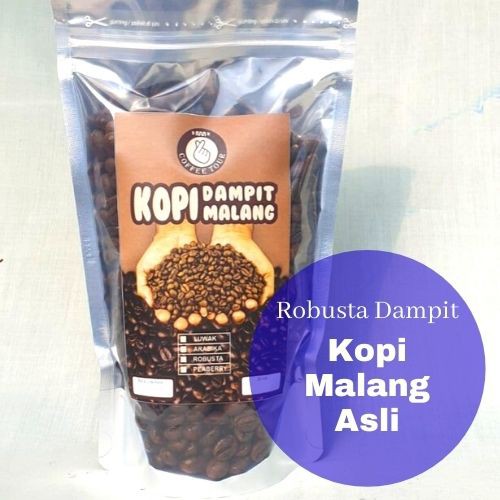 

Kopi Fine Robusta Dampit Malang Bubuk Murni Biji Asli 250 gr