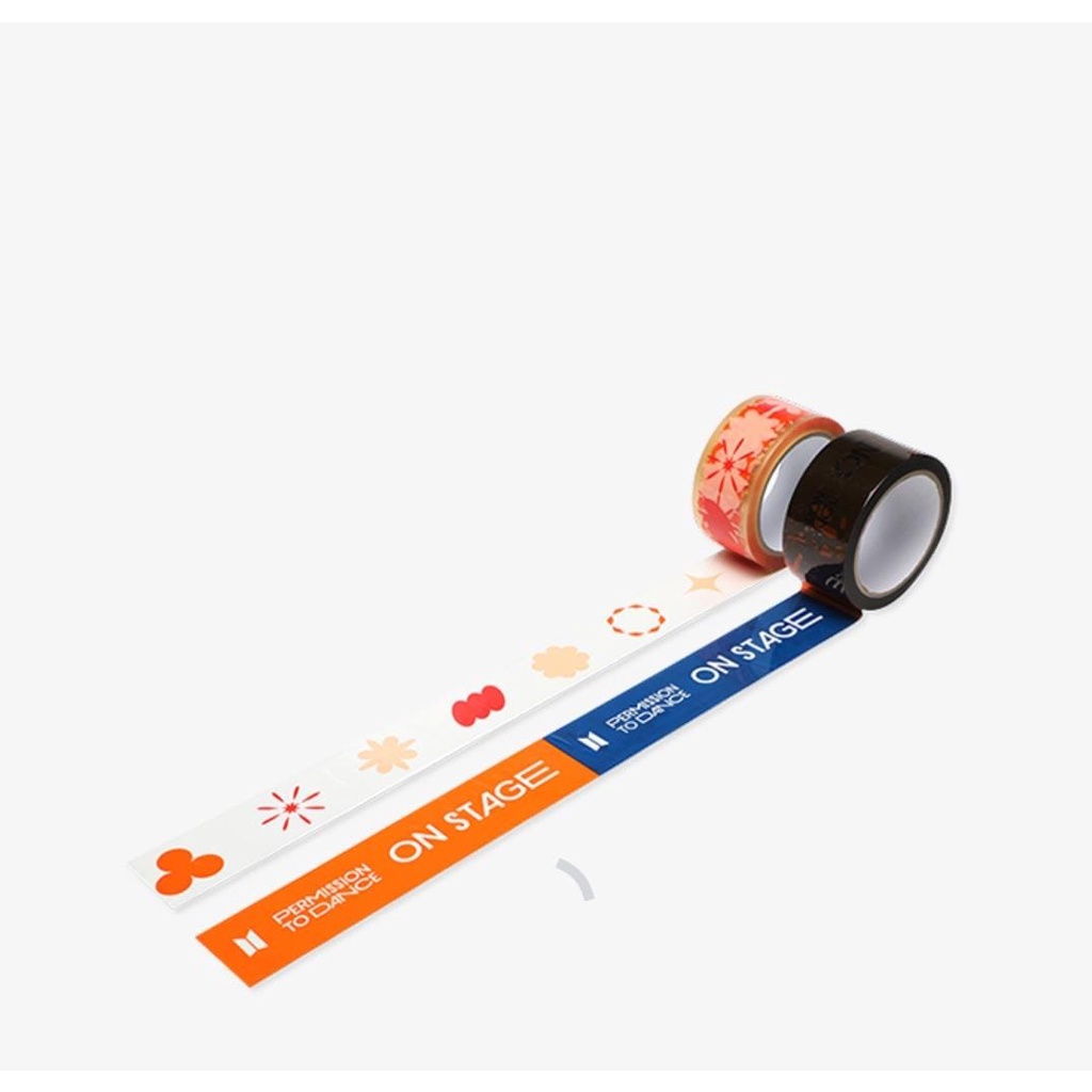 

BTS BOX TAPE ORGANIZER PERMISSION TO DANCE / BOX TAPE BTS TOUR MERCH PDT ON STAGE UNOFFICIAL BY MA