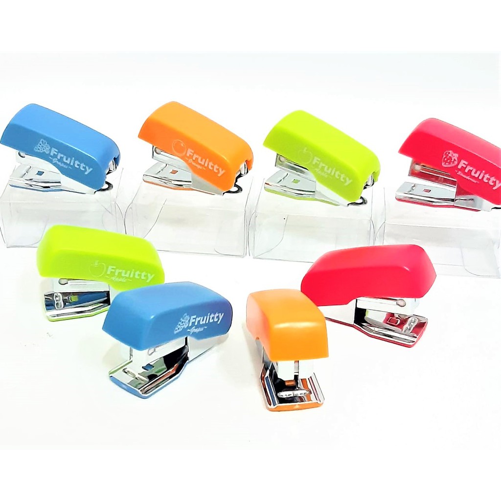

STAPLER STAPLES STELPER STEPLES MINI KECIL LUCU NO. 10 TOYO 901 F WARNA