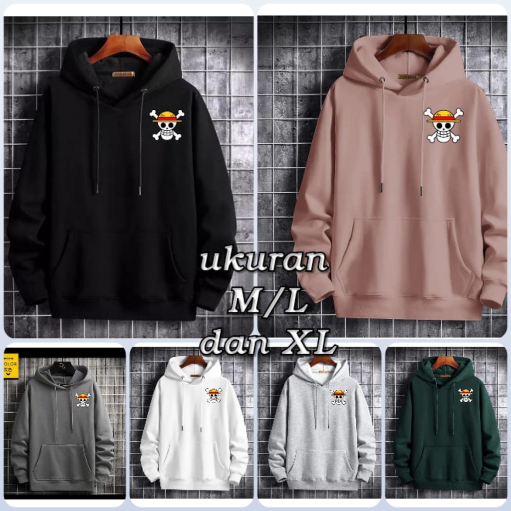 BISA COD / Sweater Hoodie Luffy / hoodie kekinian / hoodie termurah / hoodie terlaris / fashion pria terbaru-mukzhop