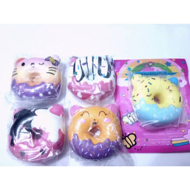 Squishy animal donut