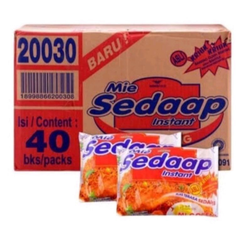 

TERLARIS MIE SEDAP GORENG 1 DUS ISI 40 PCS